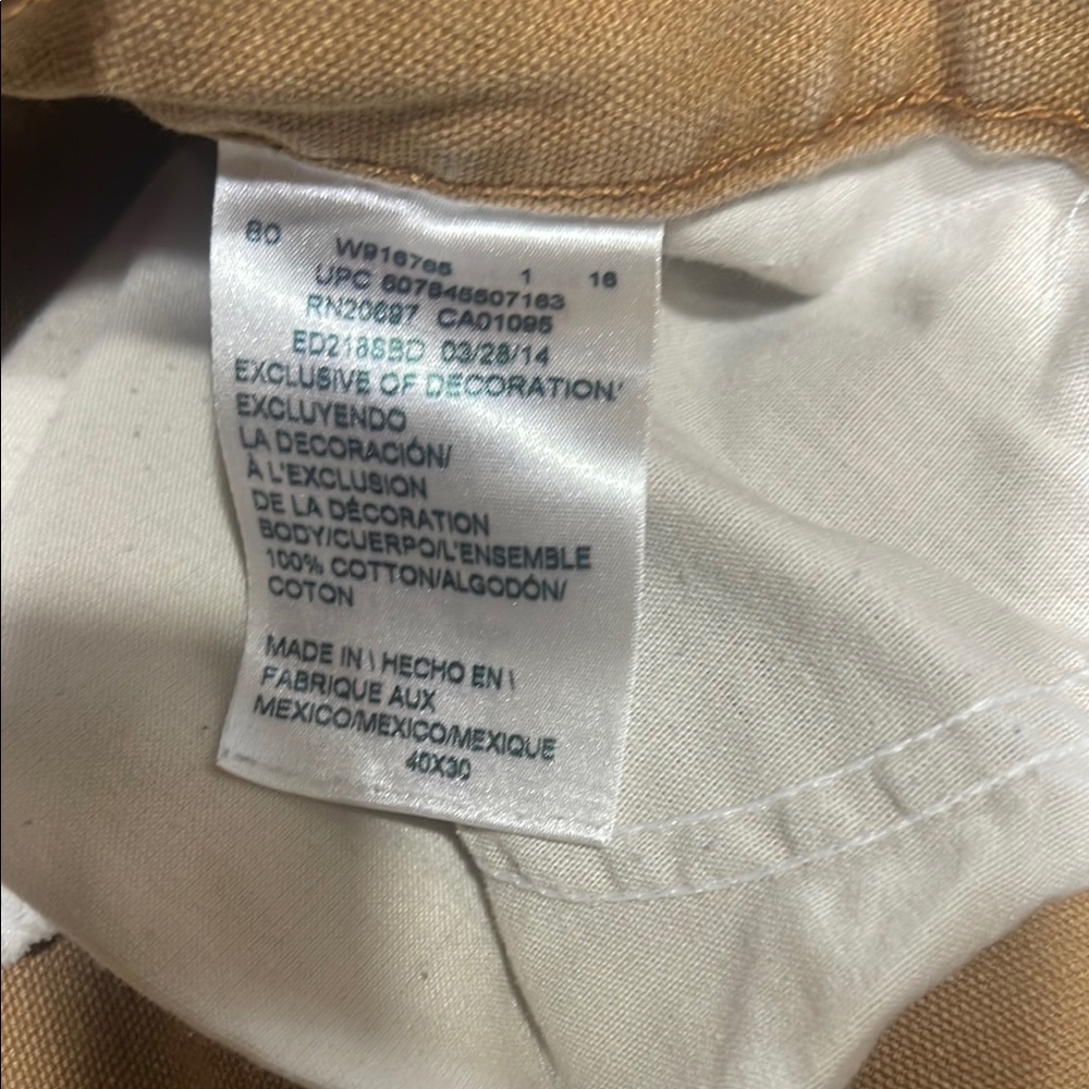 Dickies Tan Chinos - Picture 7 of 7
